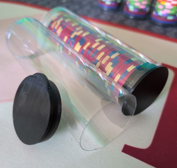 Poker Chip Starting Stack Tubes, 10-Pack - Image 2