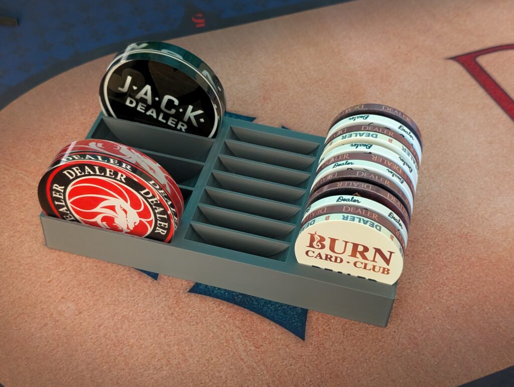 Dealer Button Storage