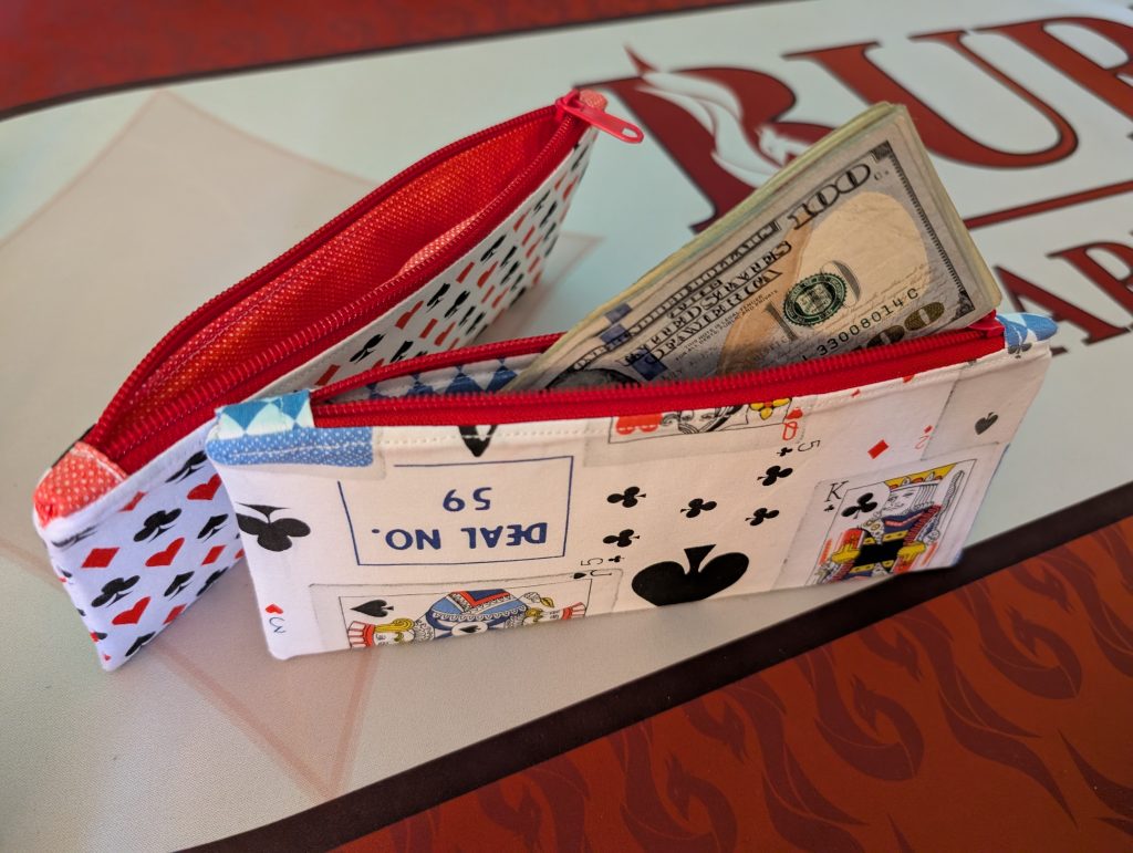 Handmade Poker Money Bag (Bank Pouch)
