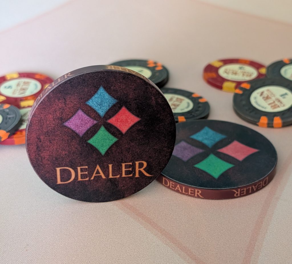 Diamond Underground Dealer Button
