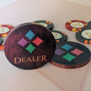 Diamond Underground Dealer Button