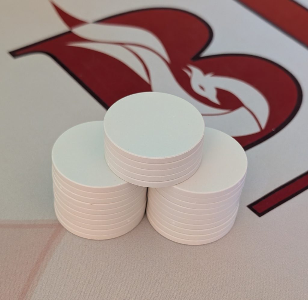 Blank Ceramic Poker Chips